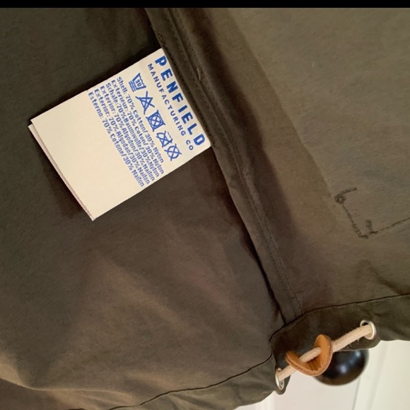 💫PENFIELD Olive Green Hooded Jacket Large - Picture 6 of 10